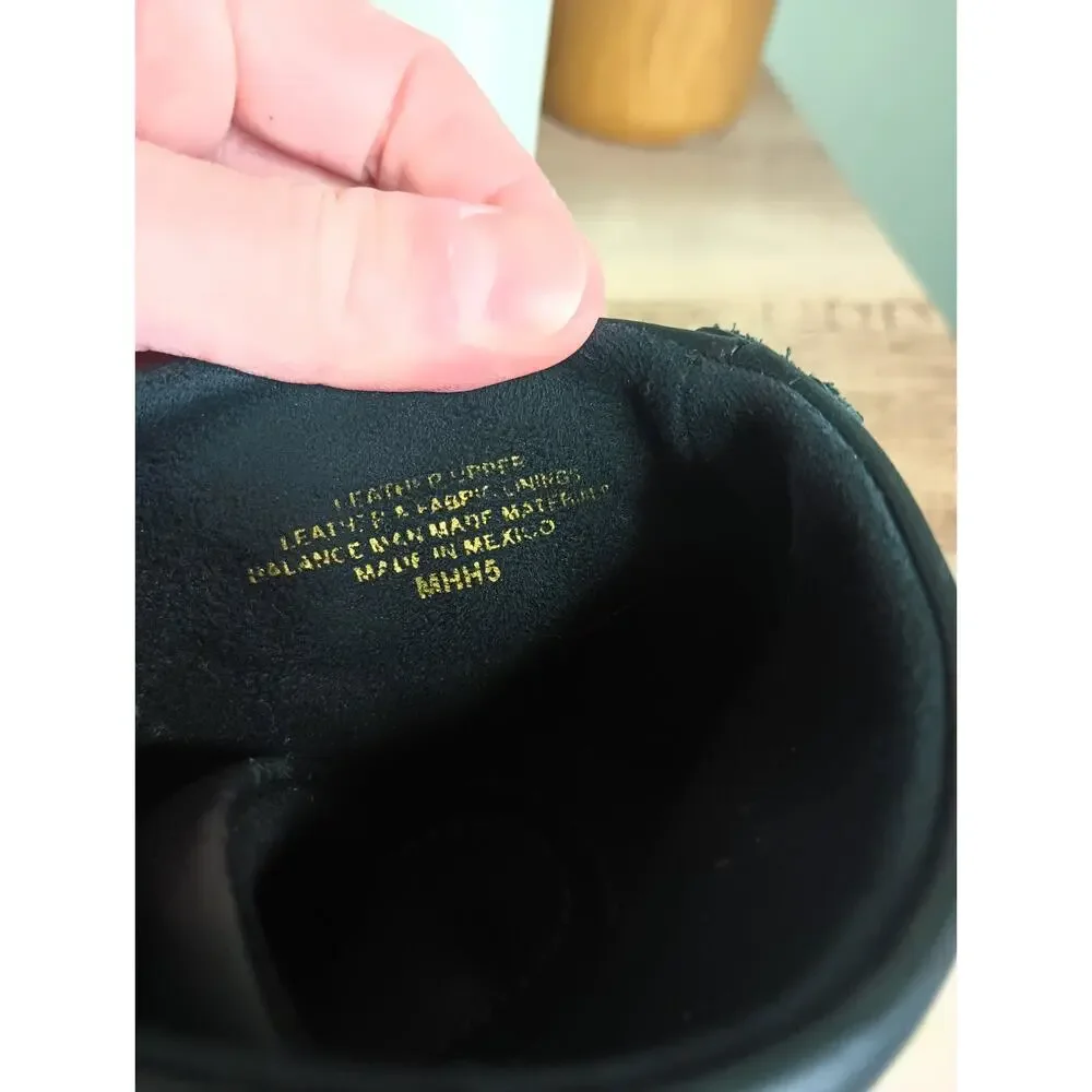 Born Mens Harrison Leather Chukka Boots 9.5M Black Lace Up Gorp Rustic Heritage